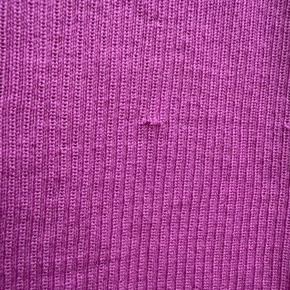 VTG Chantal Gaudreau Pink & Gold 100% Italian Virgin Wool Cardigan, SZ L VGUC - Picture 10 of 11